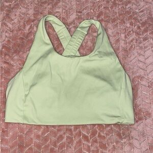 Neon sports bra